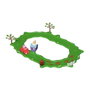 Bandai Peppa Pig Whizz Around - Circuit Voiture Rouge motorisée