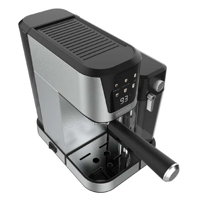 Cecotec Machine à Café Power Espresso 20 Cream - 1350W - 20 bars - Écran Tactile - 1L - Inox