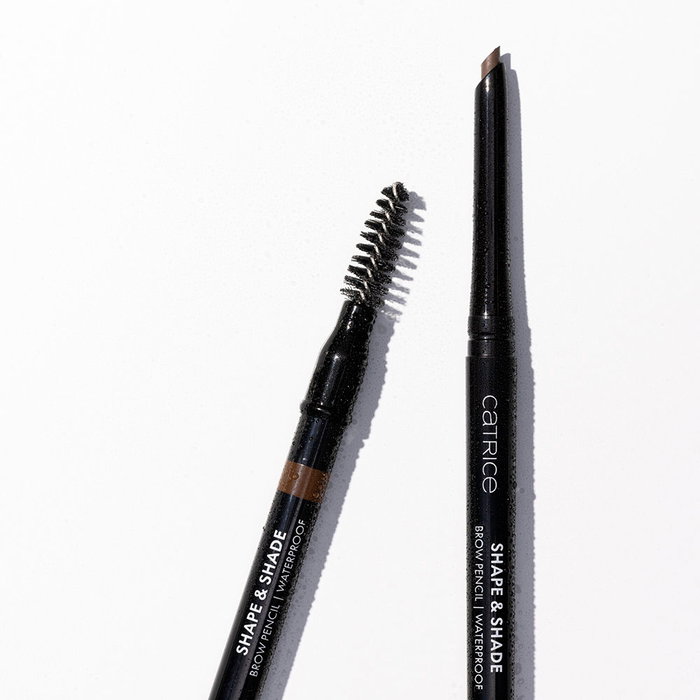 Catrice - Crayon à sourcils waterproof Shape & Shade, nuance 040 Cocoa Haze, pointe biseautée avec brosse, 0.35 g, unisexe