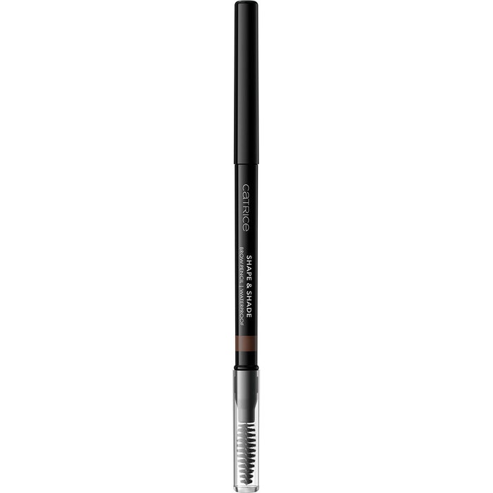 Catrice - Crayon à sourcils waterproof Shape & Shade, nuance 040 Cocoa Haze, pointe biseautée avec brosse, 0.35 g, unisexe