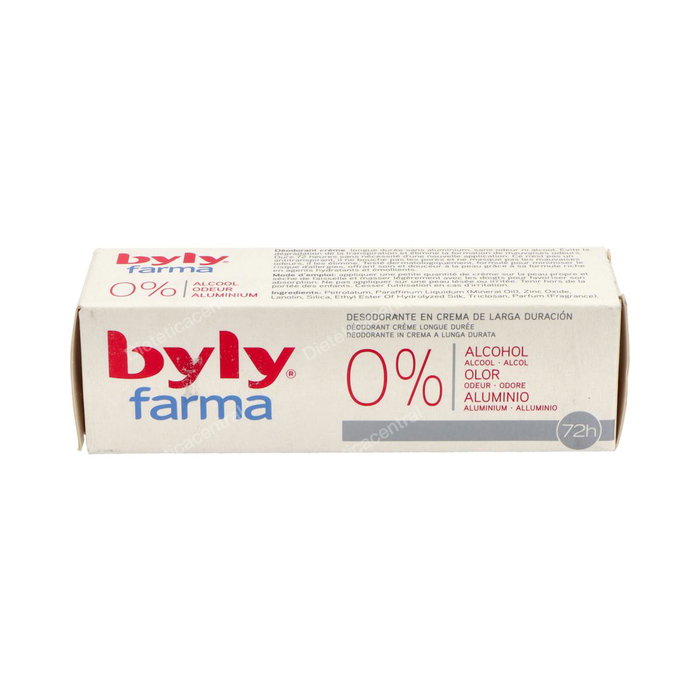 BYLY Farma Crème Déodorante 0% 72H 30 ml BYLY Farma Crème Déodorante 0% 72H 30 ml