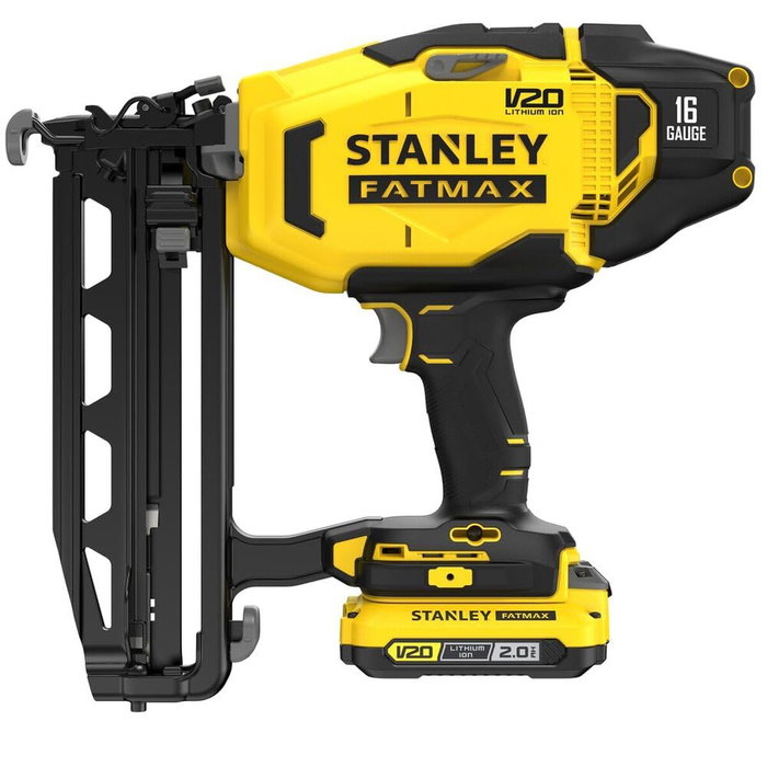 Stanley Fatmax SFMCN616D2K-QW Cloueur de finition sans fil 18V avec 2 batteries 2Ah
