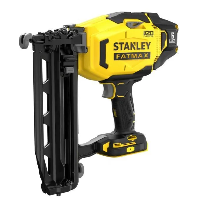 Stanley Fatmax Cloueur de finition sans fil 18V SFMCN616D2K-QW pour clous 25 à 64 mm avec 2 batteries 2Ah et chargeur