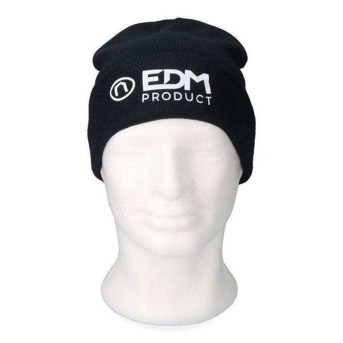 Edm Bonnet en maille d'hiver bleu marine