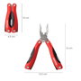 WOLFPACK LINEA PROFESIONAL Alicates Multiusos Plegables Con Funda 12 en 1