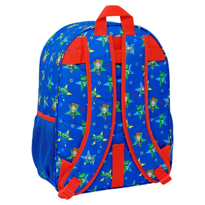 SAFTA Sac à dos Good Vibes Toy Story Disney Pixar 42 cm ajustable avec bouteilles, poignée double et dos ergonomique