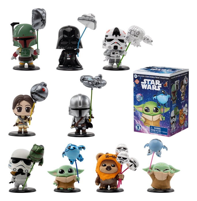 Star Wars présentoir boîte-mystère figurines mini Cosbi Balloon 8 cm (8) Star Wars présentoir boîte-mystère figurines mini Cosbi Balloon 8 cm (8)