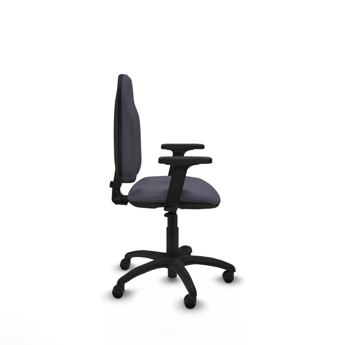 PIQUERAS Y CRESPO Chaise de bureau Algarra, tissu gris foncé, accoudoirs 2D PIQUERAS Y CRESPO Chaise de bureau Algarra, tissu gris foncé, accoudoirs 2D
