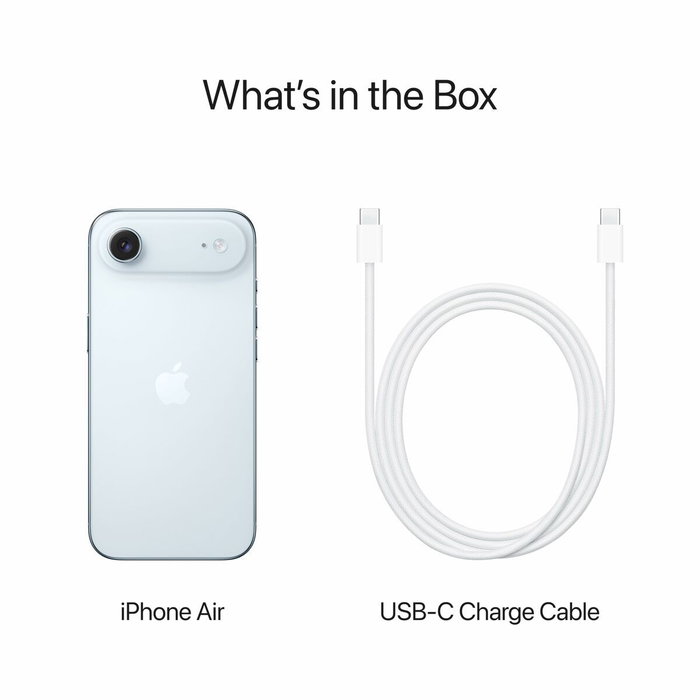 Smartphone Apple iPhone Air 6,5" A19 Pro 1 TB Bleu