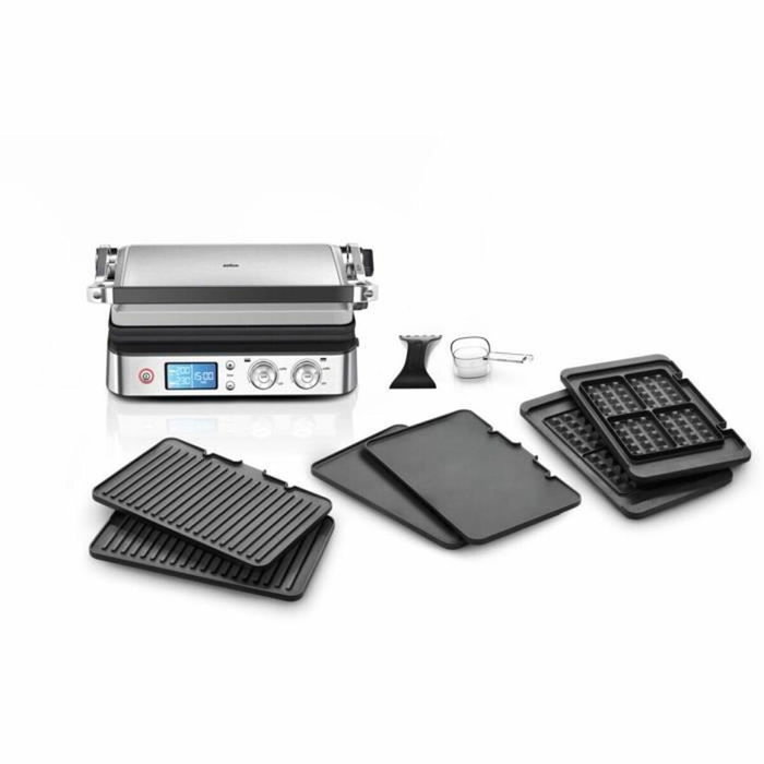 Braun Multi Pro 9 - Grill multifonctions 2000 W - Noir / Acier