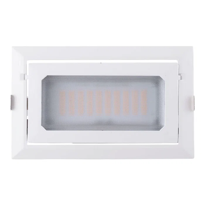 Downlight LED Rectangulaire Orientable 50W 8000Lm 4000K Blanco Natural Downlight LED Rectangulaire Orientable 50W 8000Lm 4000K Blanco Natural