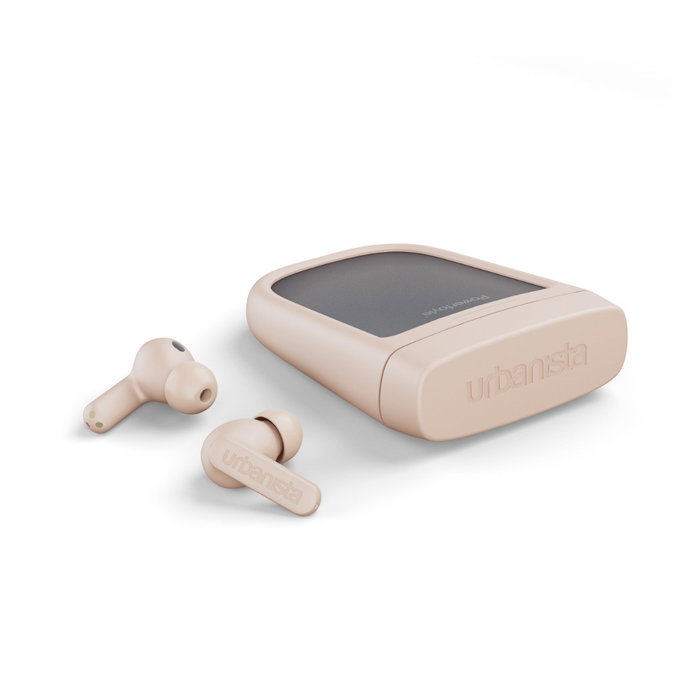 Urbanista Phoenix True Wireless Auricules In-ear Bluetooth 5.2 avec ANC et Charge Solaire Powerfoyle - Desert Rose Urbanista Phoenix True Wireless Auricules In-ear Bluetooth 5.2 avec ANC et Charge Solaire Powerfoyle - Desert Rose