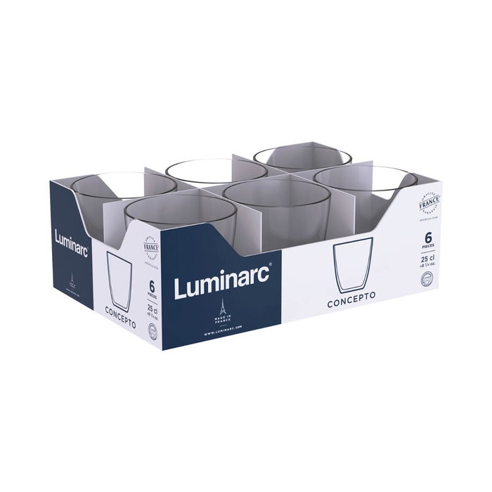 Luminarc Verre Bas Concepto 25 cL en Verre Transparent