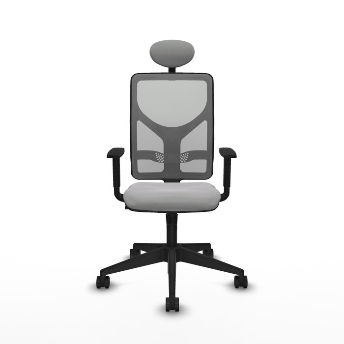 Piqueras y Crespo Chaise de Bureau Motilla avec Appui-tête et Mécanisme Synchrone Gris Piqueras y Crespo Chaise de Bureau Motilla avec Appui-tête et Mécanisme Synchrone Gris