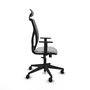 Piqueras y Crespo Chaise de Bureau Motilla avec Appui-tête et Mécanisme Synchrone Gris