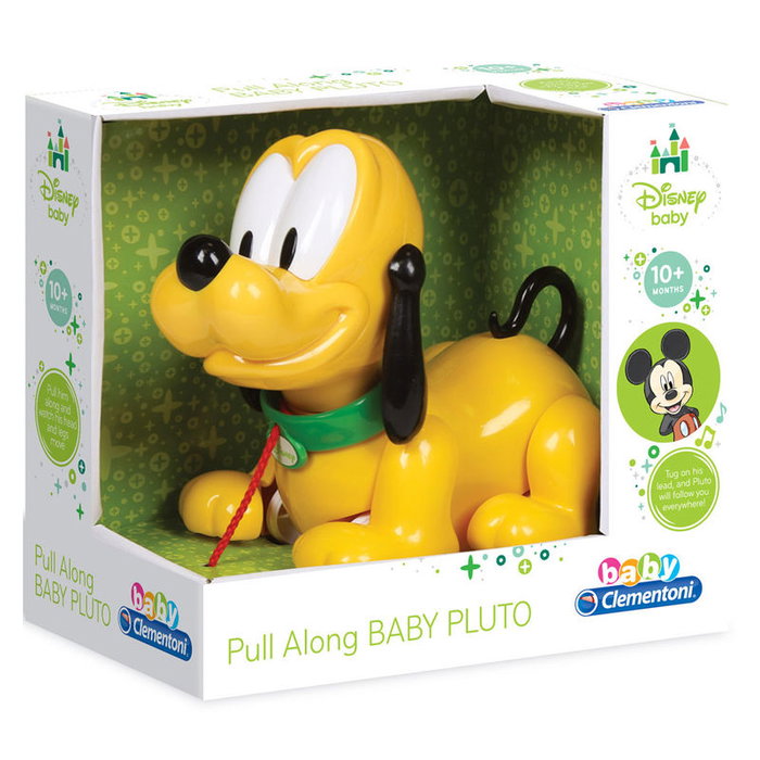 Clementoni Baby Pluto Chien de Tir à Arraster