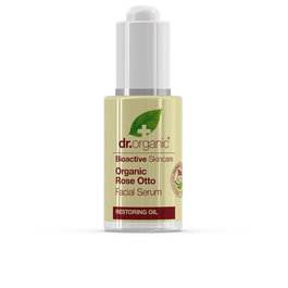 DR. ORGANIC Sérum Visage à la Rose de Damas 30ml - Soin Hydratant et Anti-Âge