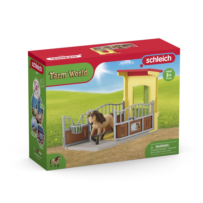 Schleich Farm World Écurie de poney avec étalon islandais 42609 Schleich Farm World Écurie de poney avec étalon islandais 42609