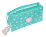 Safta Portatodo Triple Peppa Pig "Pretty Flowers" - Porte-tout, Boîte de rangement pour enfants, 22 x 12 x 3 cm, version espagnole, à partir de 3 ans