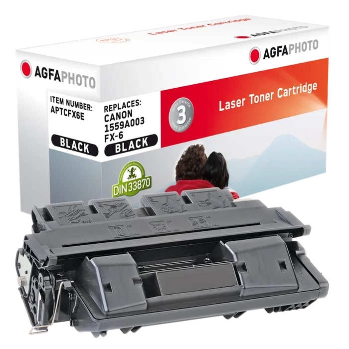 Agfa Photo APTCFX6E Toner noir 1559A003, 6 000 pages Agfa Photo APTCFX6E Toner noir 1559A003, 6 000 pages
