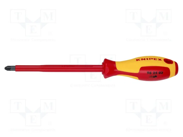 Knipex Tournevis isolé Pozidriv PZ3 lame 150 mm