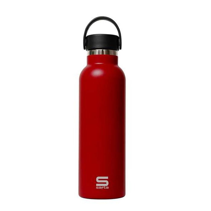Bouteille d'eau Safta Rojo Rouge Silicone Acier inoxydable Bouteille d'eau Safta Rojo Rouge Silicone Acier inoxydable