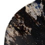 Centre de Table Bleu Marron Verre 39 x 39 x 6,5 cm