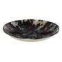 Centre de Table Bleu Marron Verre 39 x 39 x 6,5 cm