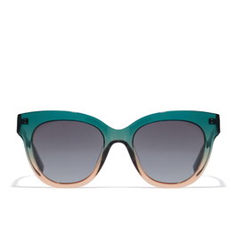 Hawkers Lunettes de Soleil Audrey 110026 Femme Papillon Vert Monture Noire Verres Gris