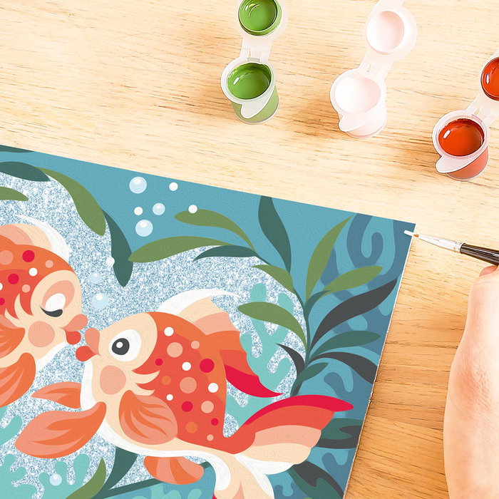 Ravensburger Peinture par Numéros - Classic - Peces Enamorados 23979 - Puzzle et Art à Peindre - À partir de 9 Ans