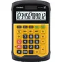 Casio WM-320MT-W-EC Calculatrice de bureau solaire, écran LCD 12 chiffres, clavier détachable et lavable, double alimentation, noir et jaune