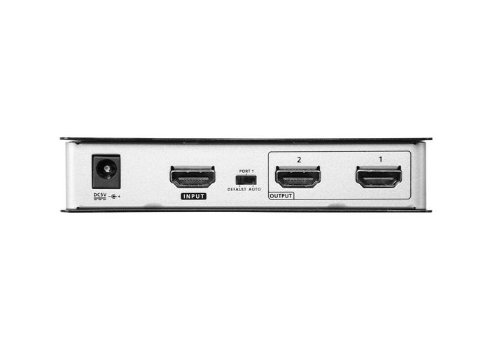 Aten VS182B Répartiteur HDMI 2.0, 18 Gb/s, 4K à 60 Hz, HDR10+, HDCP 2.2, 2 Sorties, Plug-and-Play pour Home Cinéma et Professionnel