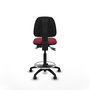 PIQUERAS Y CRESPO Tabouret Isso Asynchrone Tissu Bordeaux