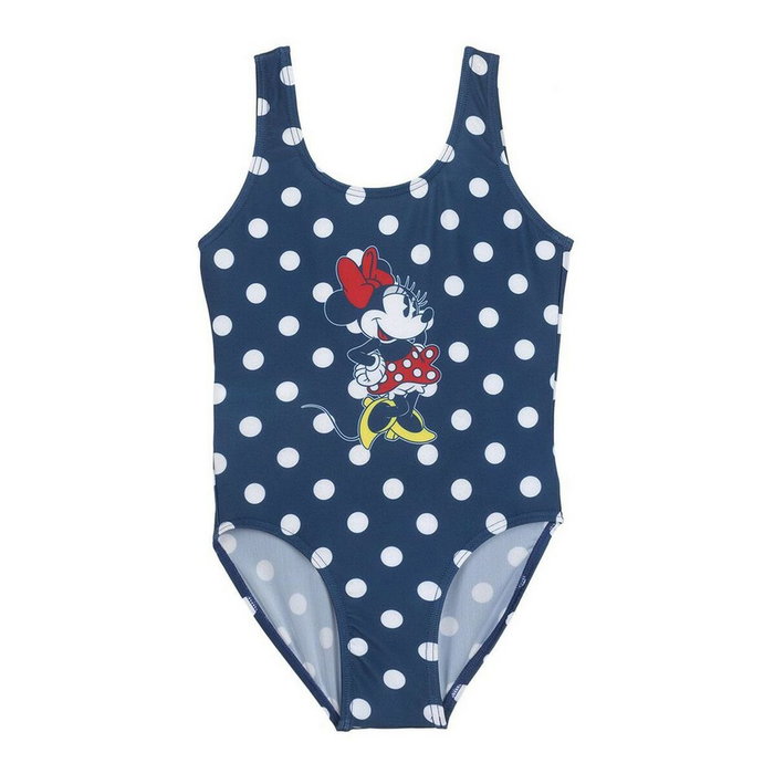 Maillot de Bain Fille Minnie Mouse Bleu foncé Maillot de Bain Fille Minnie Mouse Bleu foncé
