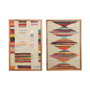 Home ESPRIT Cadre Coton Bois d'acacia 60 x 3 x 90 cm (2 Unités)