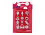 Misskuty Lot de 12 emporte-pièces fins ZAG motifs d'été
