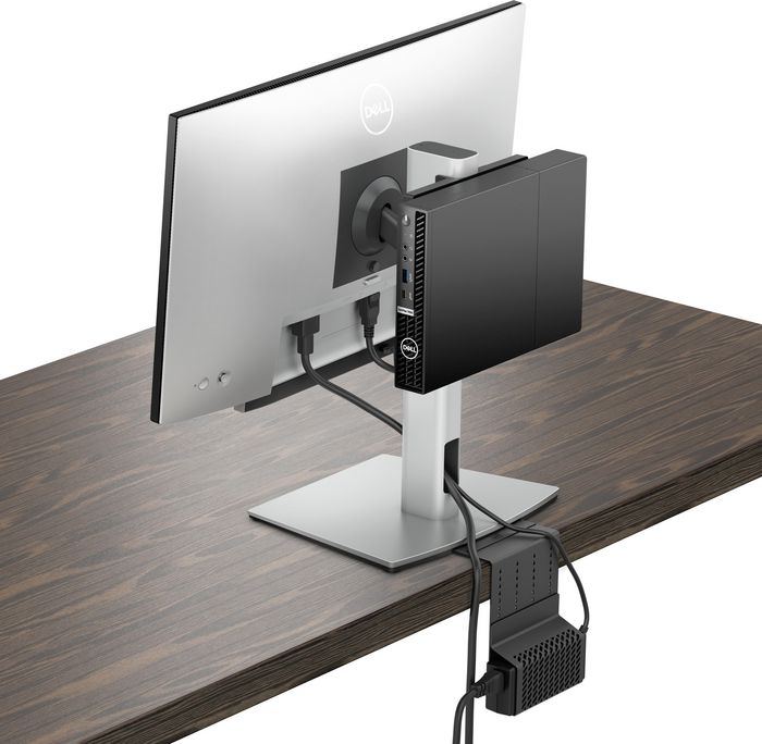 Dell MFS22 - Socle de montage tout-en-un pour PC OptiPlex Micro et écran Dell - Gestion des câbles