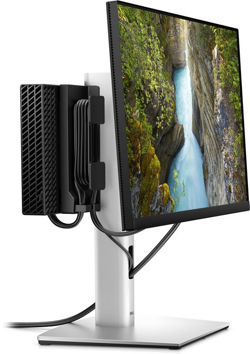 Dell MFS22 - Socle de montage tout-en-un pour PC OptiPlex Micro et écran Dell - Gestion des câbles