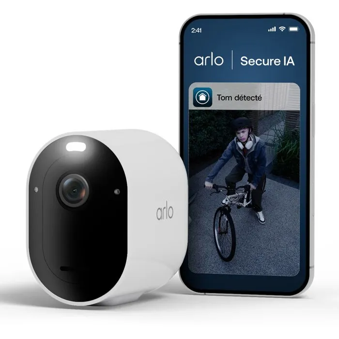 Arlo Pro 6 2K+ Caméra de sécurité extérieure WiFi avec vision nocturne Arlo Pro 6 2K+ Caméra de sécurité extérieure WiFi avec vision nocturne