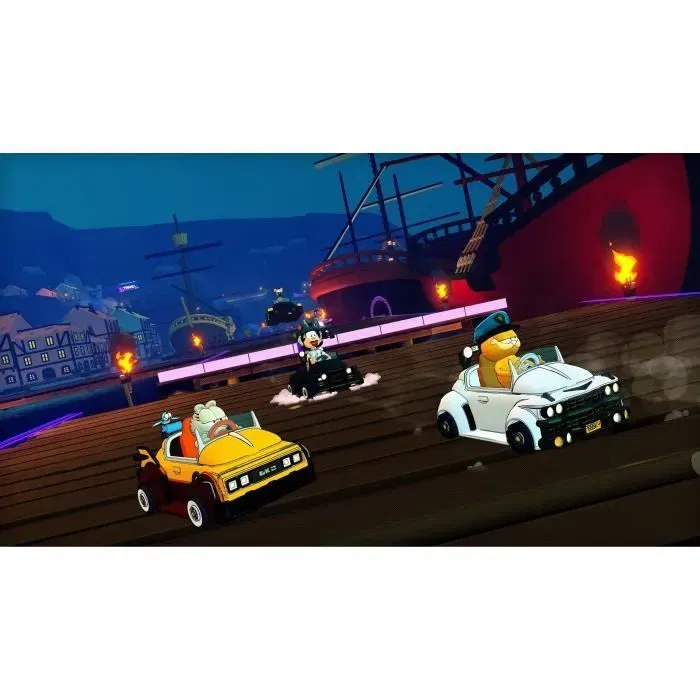 Microids Garfield Kart 2 - Jeu de course multijoueur local et en ligne pour PlayStation 5 (PS5) avec 8 personnages, personnalisation et bonus