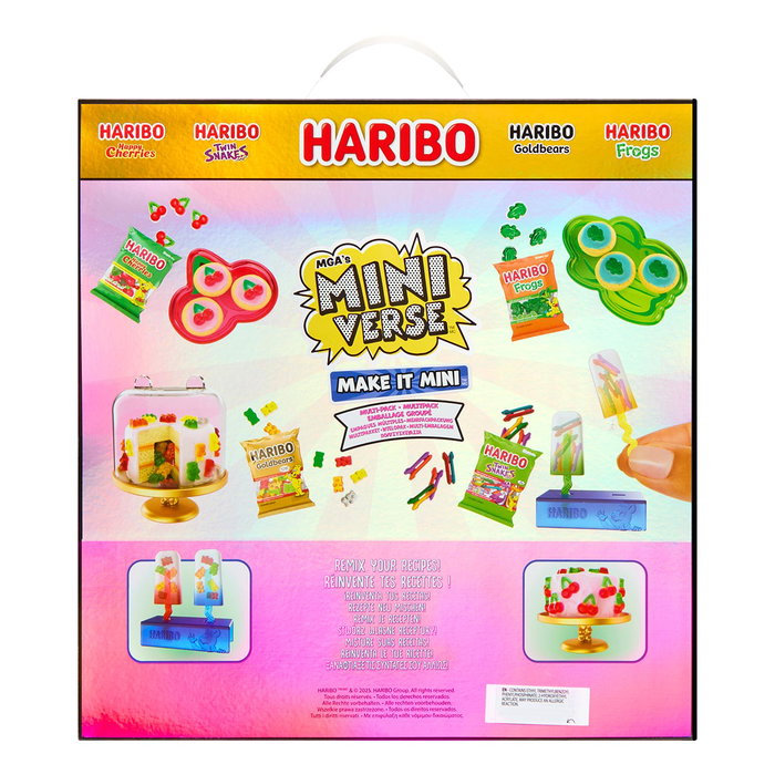 MGA Miniverse Make It Mini - Kit de fabrication multi-pack Haribo avec lumière UV, jeu créatif de collection pour enfants à partir de 8 ans