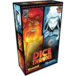 Lucky Duck Games Dice Throne Saison 1 - Barbare vs Elfe Lunaire