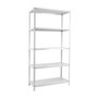 Étagère Simon Rack Comfort Plus 5/400 Blanc 200 x 100 x 40 cm Métal 5 Etagères 100 kg