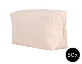Innspiro Pack de 50 trousses en coton 15x9x5cm