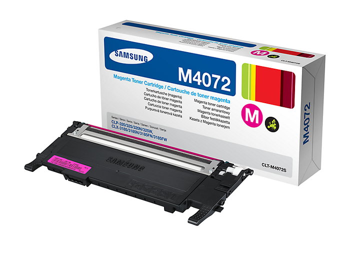 Samsung CLT-M4072S/ELS Toner Magenta Original – 1000 Pages – Pour CLP-320, CLP-325, CLX-3185