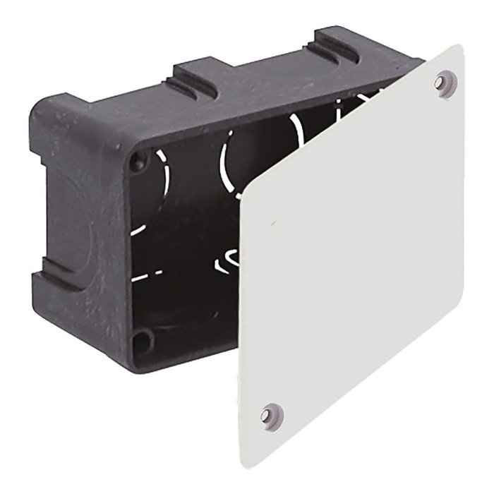 Solera Boîte rectangulaire PVC 105x60x45mm Noir/Blanc avec vis 361 Solera Boîte rectangulaire PVC 105x60x45mm Noir/Blanc avec vis 361
