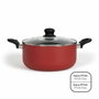 Livoo Faitout MEP150R Rouge 24 cm