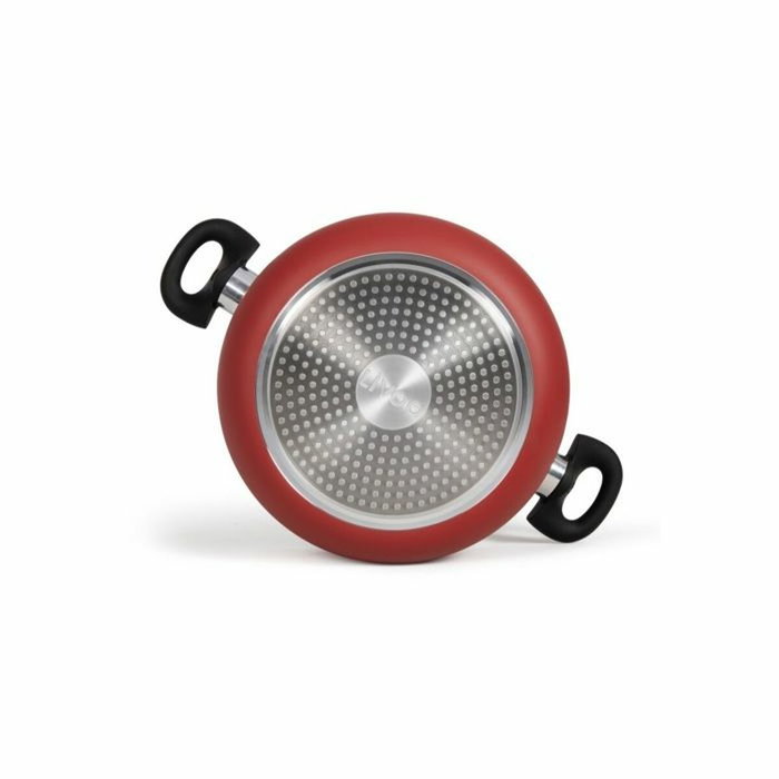 Livoo Faitout MEP150R Rouge 24 cm