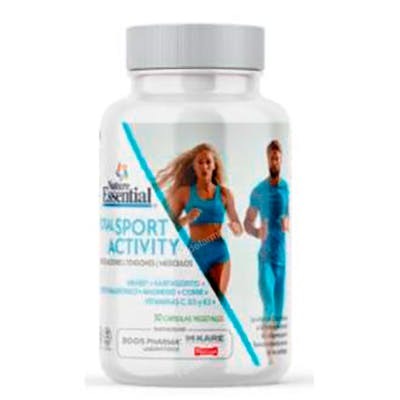 NATURE ESSENTIAL Total Sport Activity - Complément alimentaire avec MKare®, magnésium, vitamine C, Harpagophytum, acide hyaluronique - Boîte de 30 capsules - Végétarien NATURE ESSENTIAL Total Sport Activity - Complément alimentaire avec MKare®, magnésium, vitamine C, Harpagophytum, acide hyaluronique - Boîte de 30 capsules - Végétarien