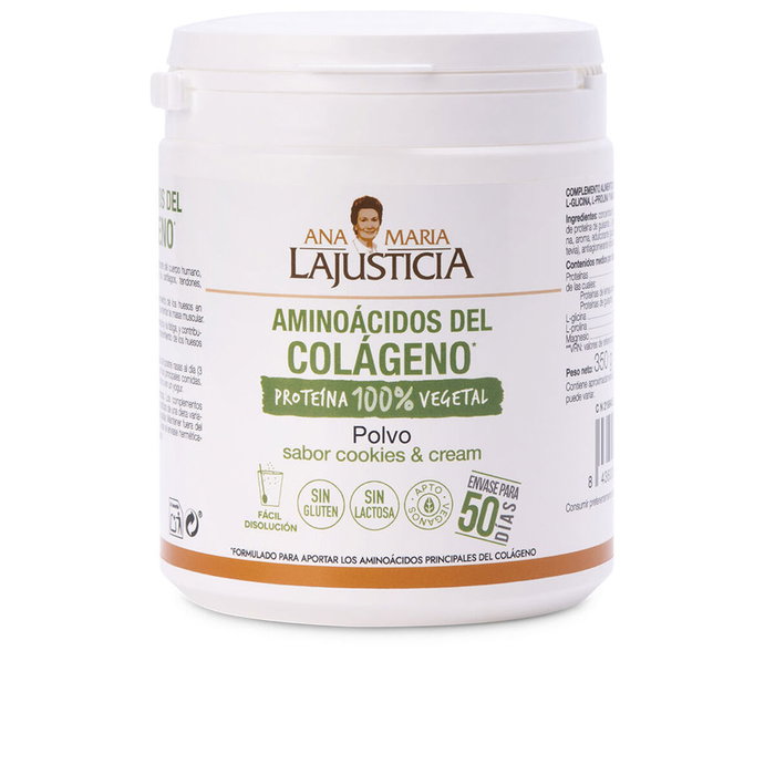 Ana Maria Lajusticia Poudre d'acides aminés de collagène Cookies & Cream 350 g Ana Maria Lajusticia Poudre d'acides aminés de collagène Cookies & Cream 350 g